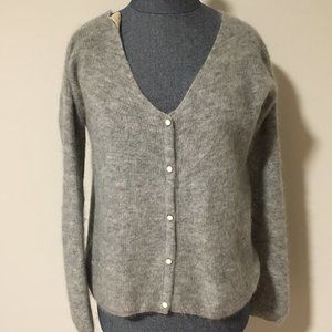 Sezane Grey Barry Cardigan XS